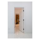 A TM9420 door in MDF open to a luxurious walk-in closet.