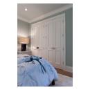 TS4000 closet doors in MDF with Big Bolection (BBM) moulding and Scoop (B) panel.